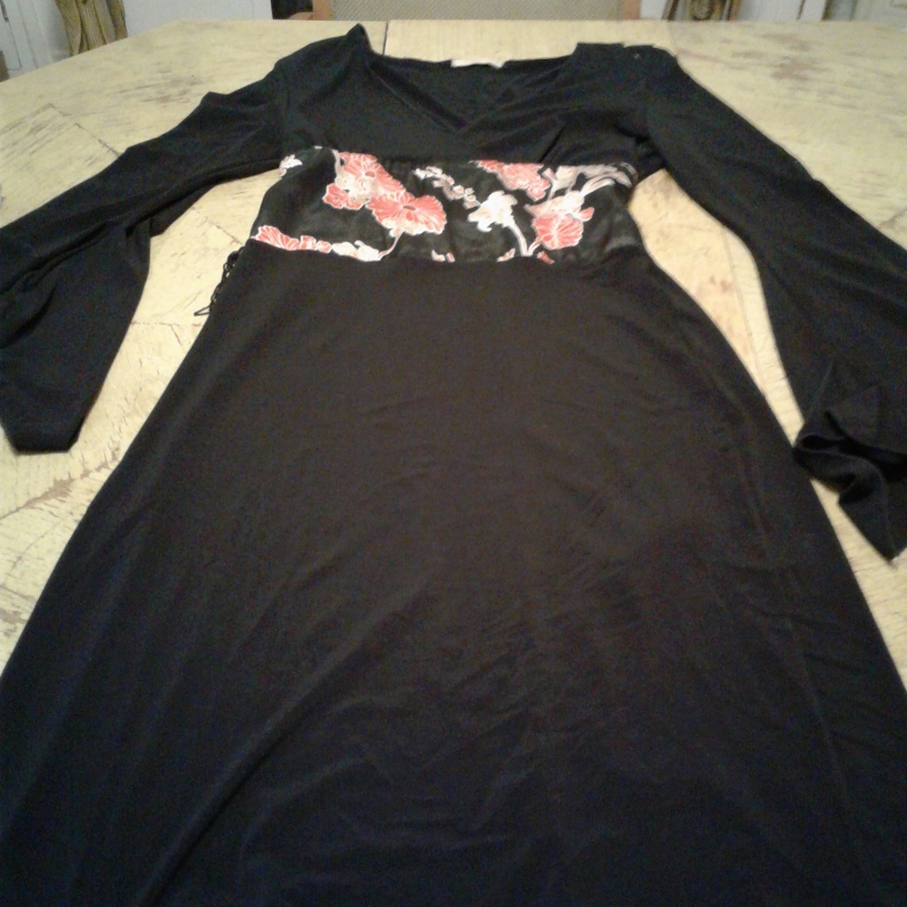 Sexy Asian Inspired Bell Sleeve Dress